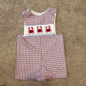 Shrimp and Grits Kids crab Jon Jon sz 12m